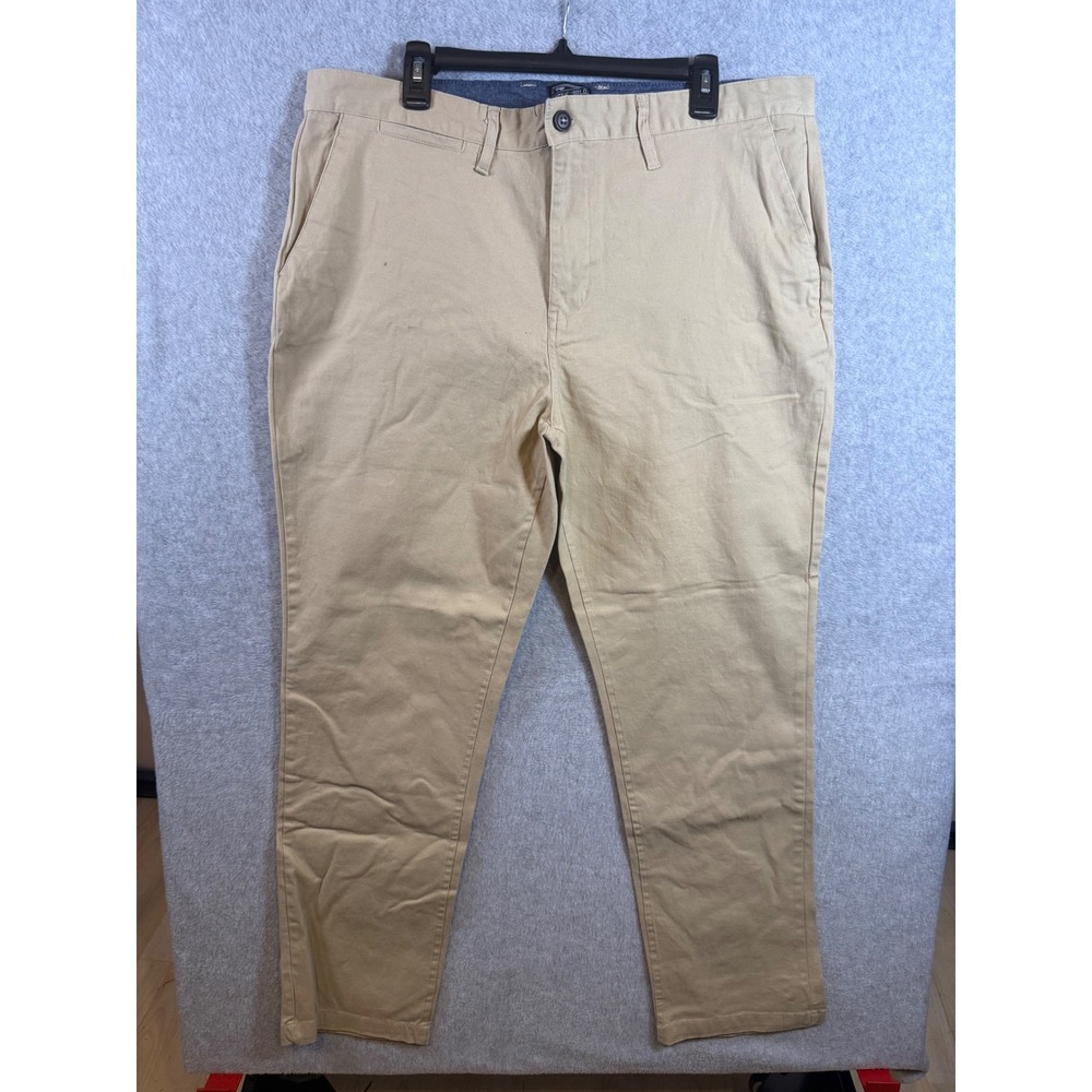 Benny Gold San Francisco Men Khaki Chino Pants Tan Straight Leg 38x30